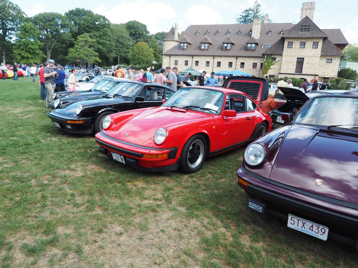 Cars and Coffee at Larz Anderson in Brookline MA